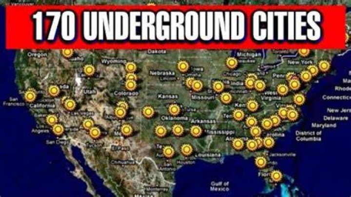 How many underground cities are in the US?