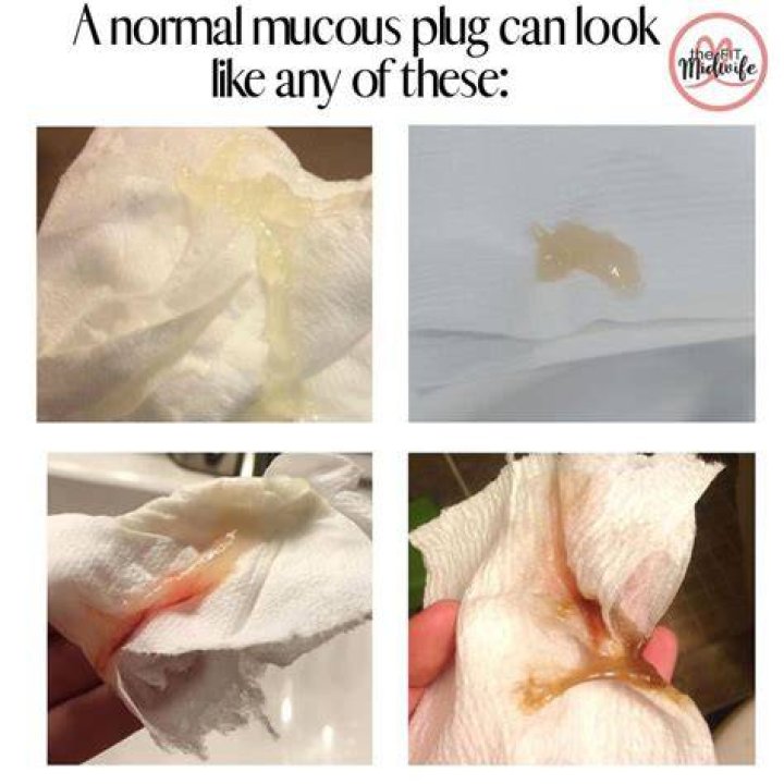 How many weeks do you have to be for your mucus plug to come out?