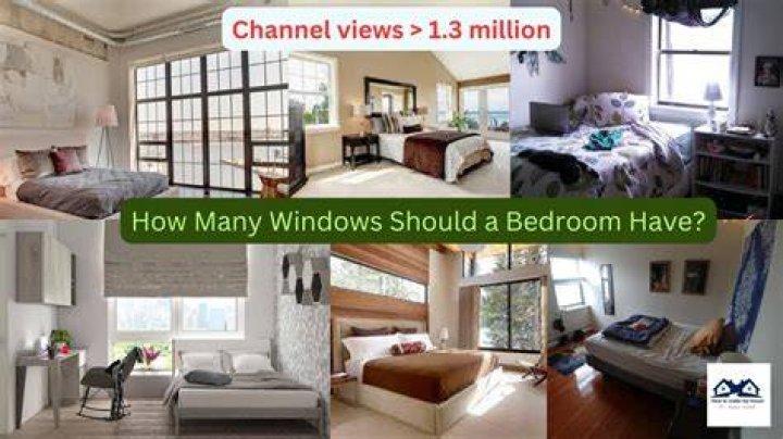 How many windows should a bedroom have?