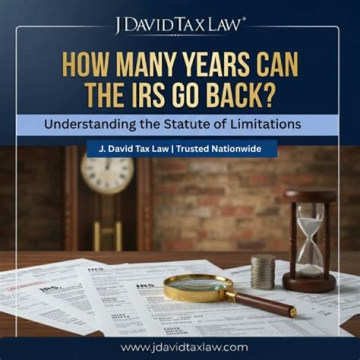 How many years can the IRS go back to audit you?