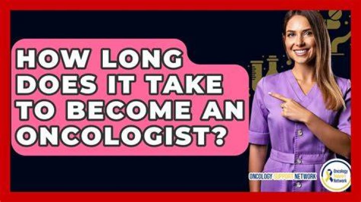 How many years does it take to become a pediatric oncologist?