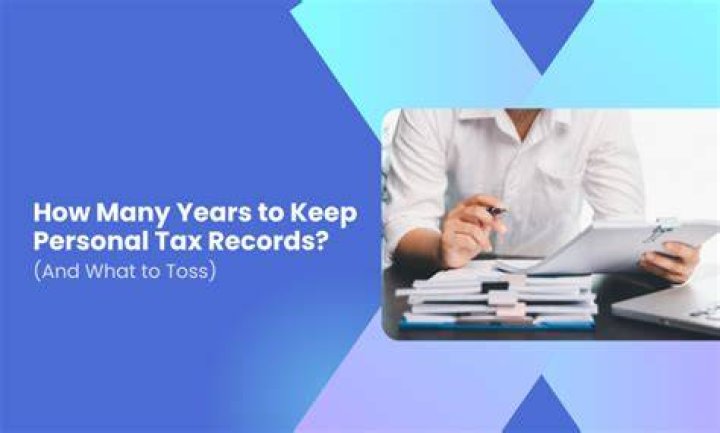 How many years tax information should I keep?