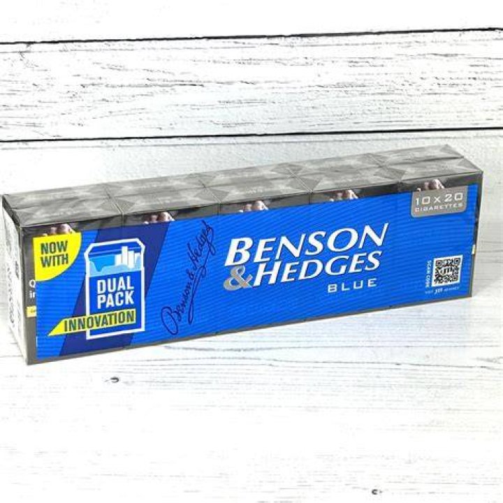 How much are 20 Benson and Hedges blue?