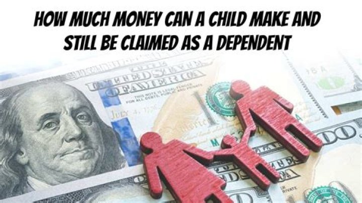 How much can a dependent make and still be claimed 2019?