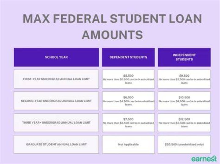 How much can you get in student loans per year?