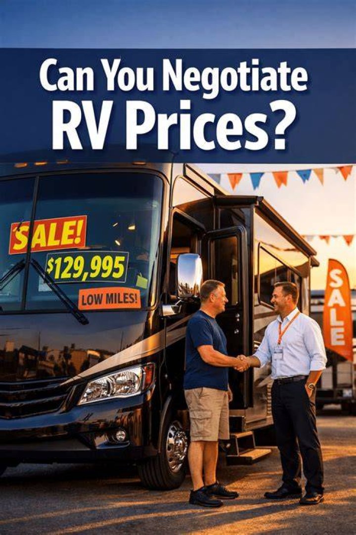 How much can you negotiate on a used RV?