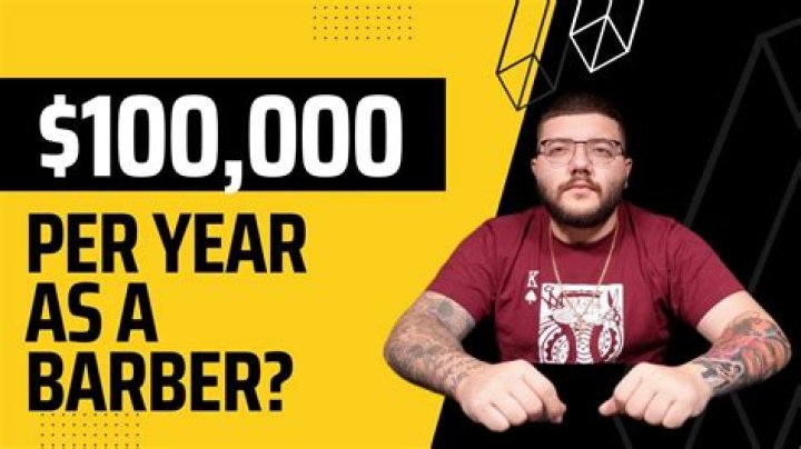 How much do barbers earn yearly?