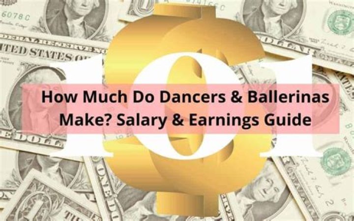 How much do competitive dancers make?