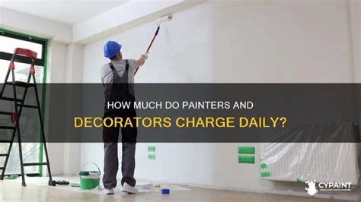 How much do decorators charge a day UK?