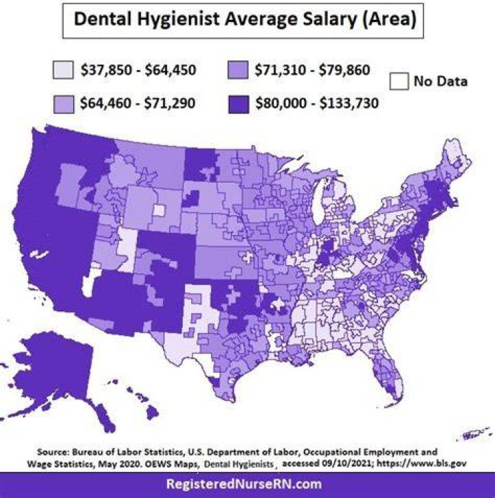 How much do dental hygienist make an hour in Rhode Island?