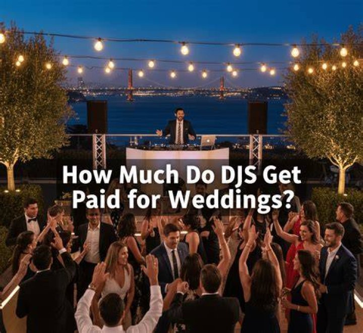 How much do DJs get paid for weddings?