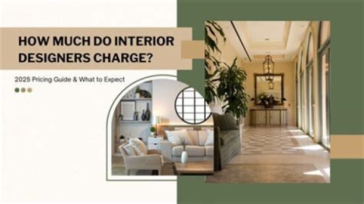 How much do independent interior designers charge?