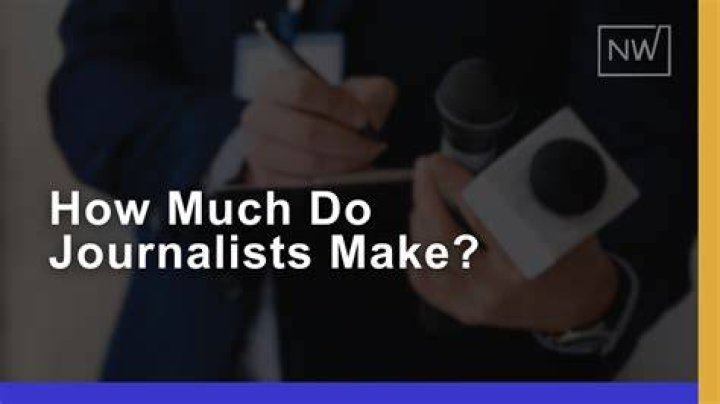How much do journalists make Canada?