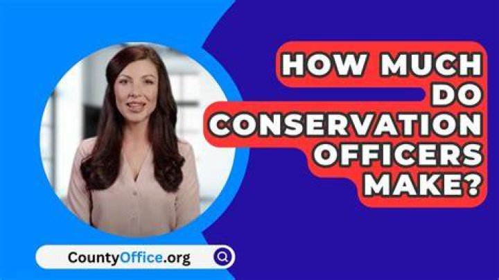 How much do nature conservation officers make?
