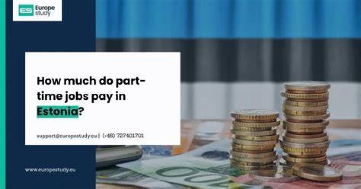 How much do part time jobs pay?