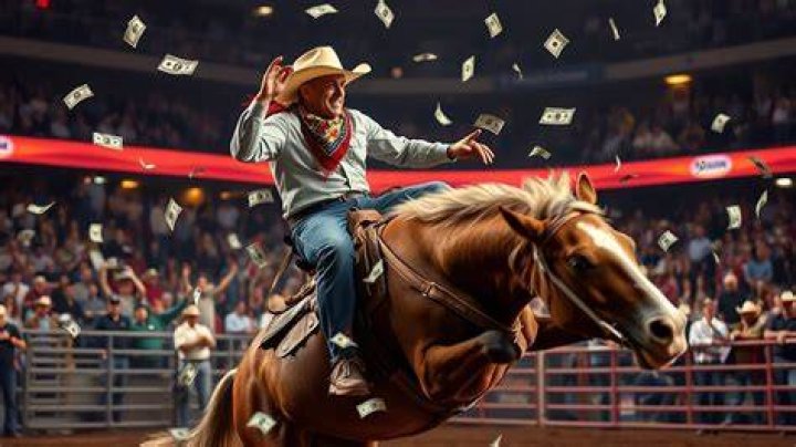 How much do rodeo riders make a year?