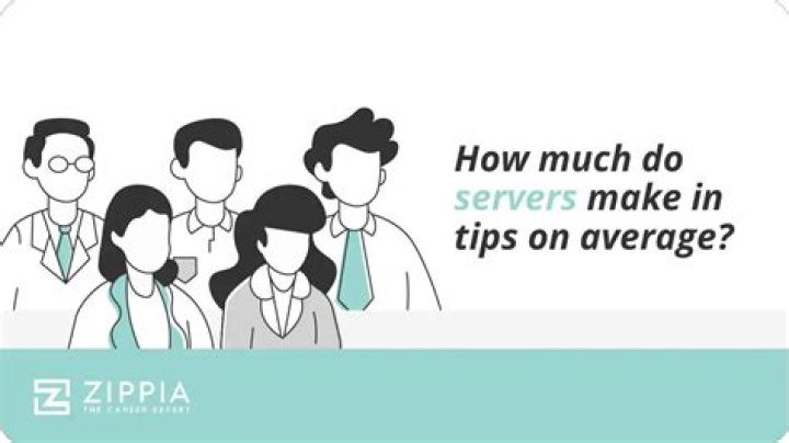 How much do room service servers make in tips?