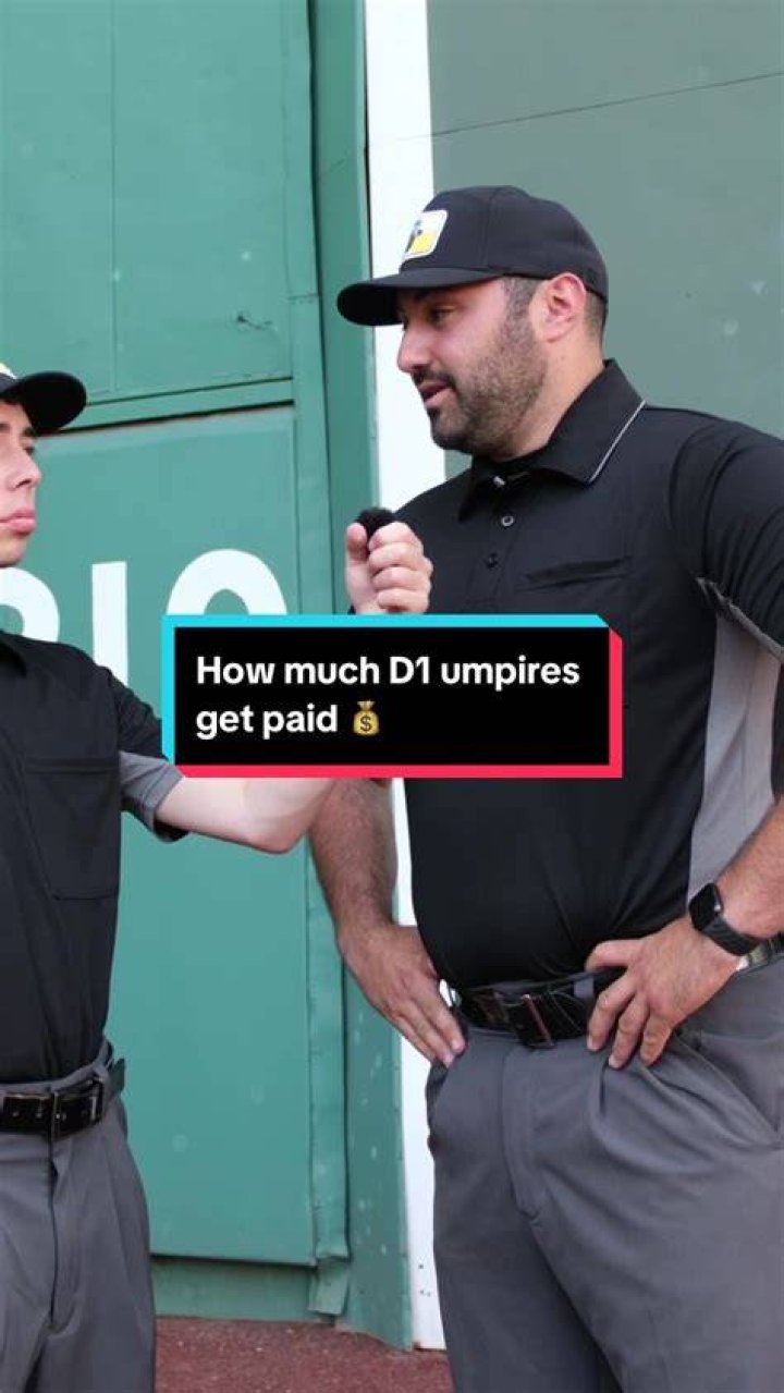 How much do softball umpires get paid?