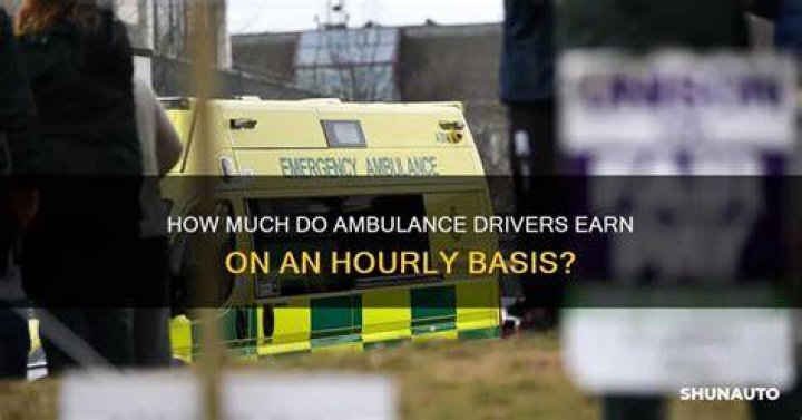 How much do UK ambulance drivers earn?