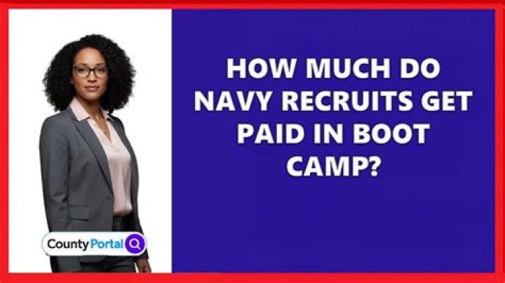 How much do you get paid for being in boot camp?