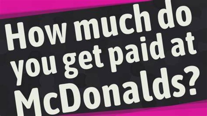 How much do you get paid in Mcdonalds Queensland?