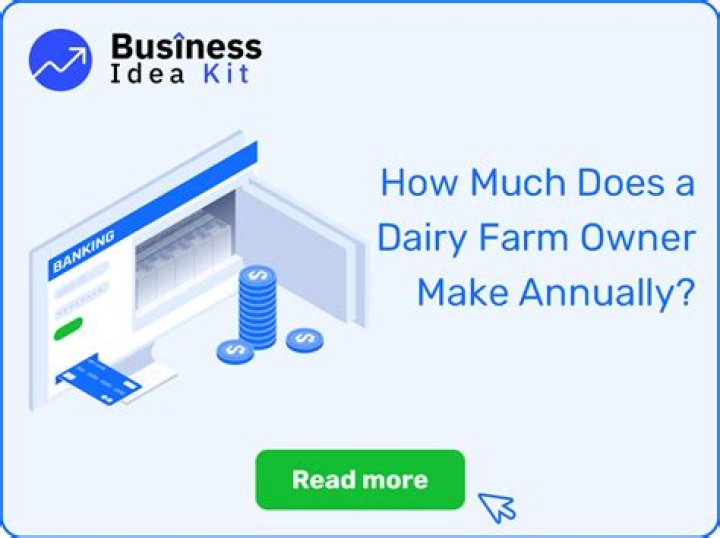 How much does a dairy farmer make annually?