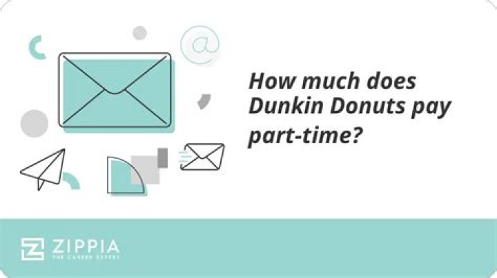 How much does a Dunkin Donuts employee make an hour?