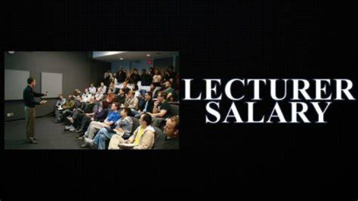 How much does a English lecturer earn?