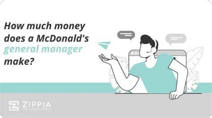 How much does a General Manager make at mcdonalds?