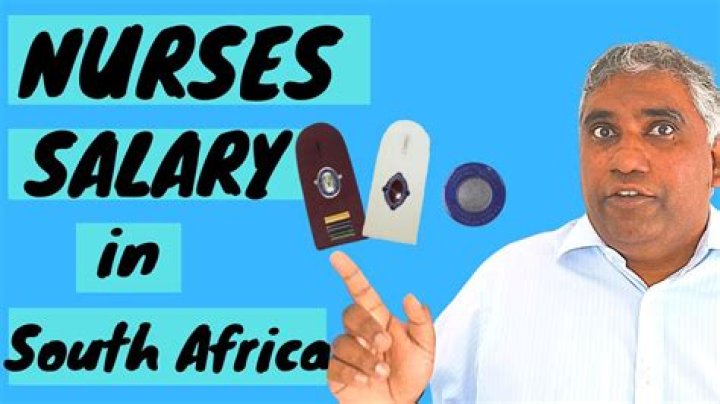 How much does a professional nurse earn in South Africa?