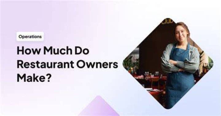 How much does a restaurant owner make?