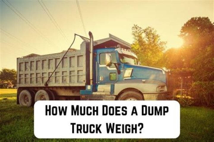 How much does a semi-truck weigh by itself?