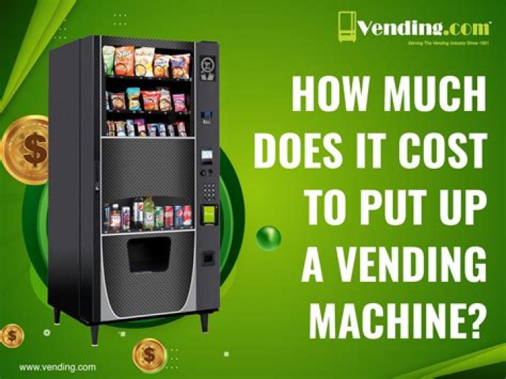 How much does a snack vending machine cost?