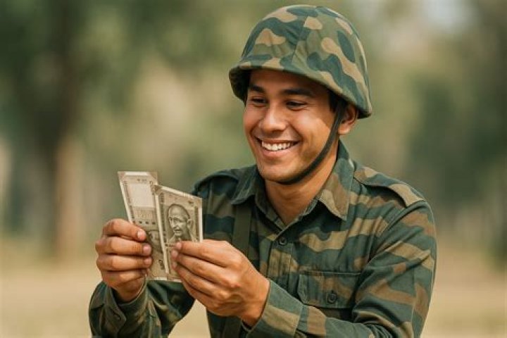 How much does a soldier earn per month in Kenya?