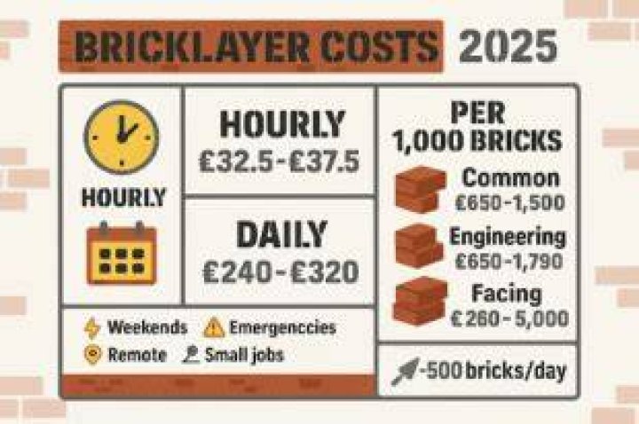 How much does an apprentice brick layer earn?