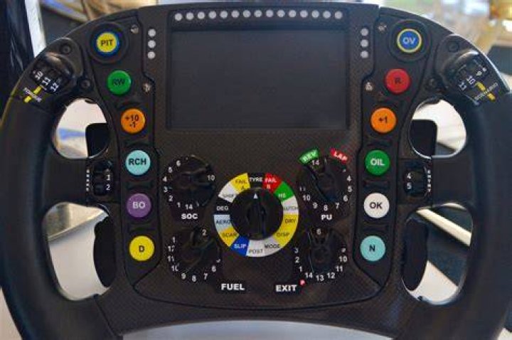 How much does an F1 steering wheel cost?