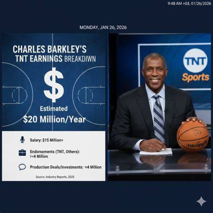 How much does Barkley make on TNT?