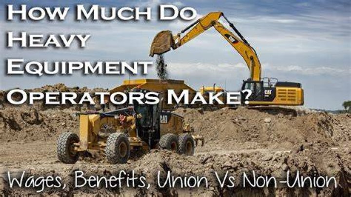 How much does heavy equipment make a year?