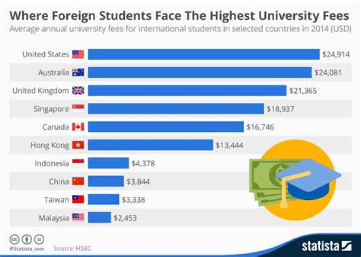How much does it cost for an international student to study in USA?