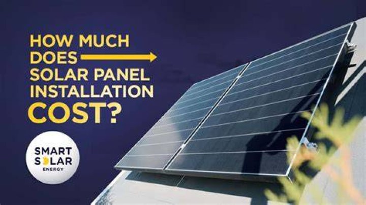 How much does it cost to have a solar panel installed?
