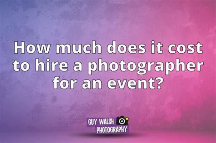 How much does it cost to hire a personal photographer?