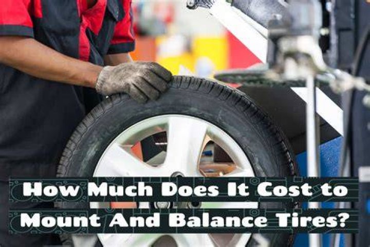 How much does it cost to install and balance 4 tires?