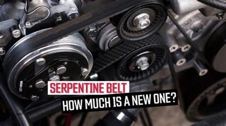 How much does it cost to replace a pulley and serpentine belt?