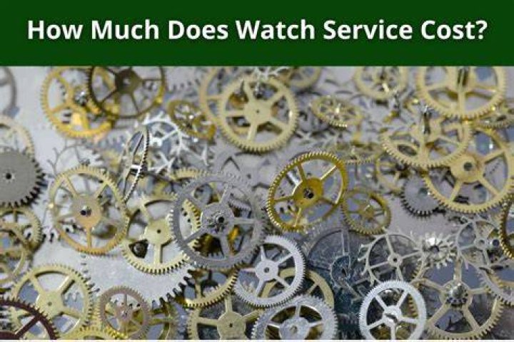 How much does it cost to service a mechanical watch?