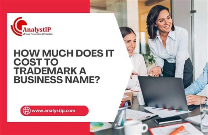 How much does it cost to trademark a company name?