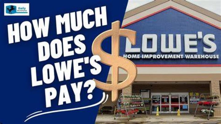 How much does Lowes pay in the paint department?