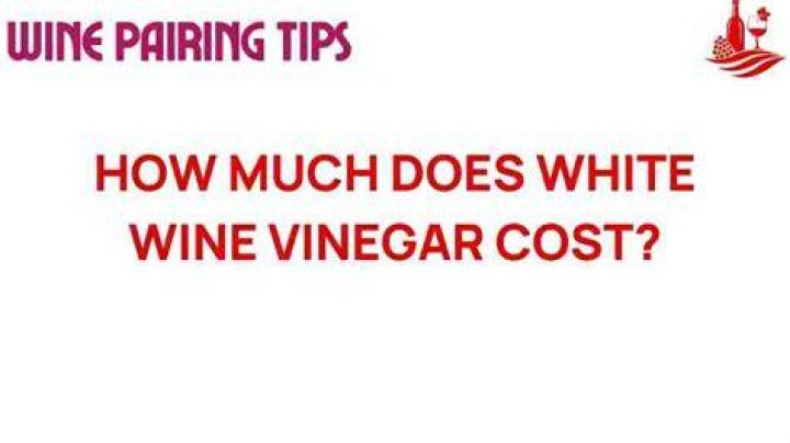 How much does vinegar cost?