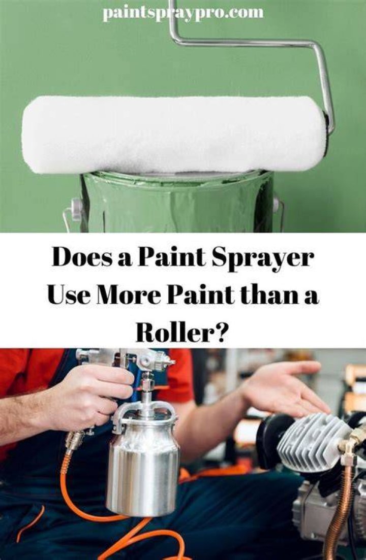 How much faster is a paint sprayer than a roller?