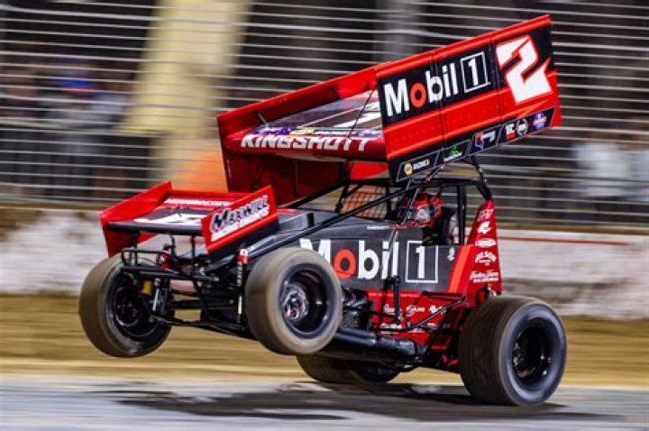 How much horsepower does a World of Outlaws sprint car make?