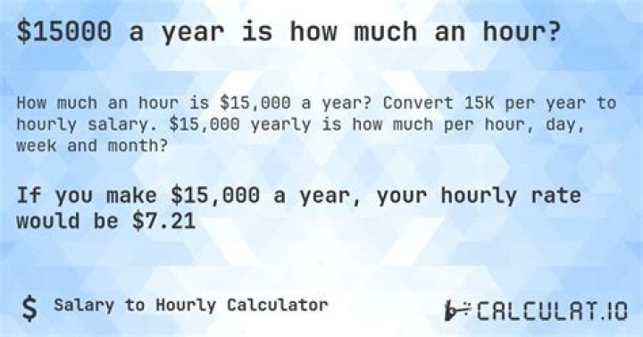 How much is 15000 an hour?